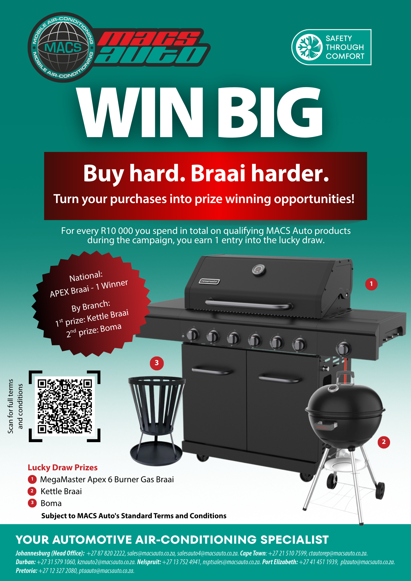 MACS Auto Buy Hard Braai Harder Campaign Leaflet