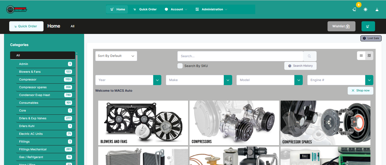 MACS Auto Home page (2) MACS Auto Home page